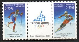 ANDORRE. Timbres De 2006. J.O. De Turin/Ski. - Hiver 2006: Torino