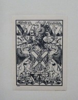 Ex-libris Illustré Fin XIXème - ALFRED VON NEUFVILLE - Ex-Libris