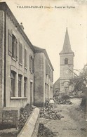 VILLERS -FARLAY-école Et église - Villers Farlay