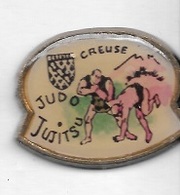 Pin's  Département, Sport  JUDO  JUJITSU  CREUSE  ( 23 ) - Judo