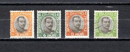 Islandia   1920-1930  .-   Y&T  Nº   33/35-38    ( Servicio ) - Dienstzegels