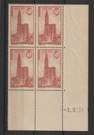 France 1939 Coin Daté Cathédrale De Strasbourg 443 ** MNH - 1930-1939