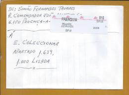 Impressão De Franquia De Proença-a-Nova, Pro-a-nova, Pr-a-nova 1999. Proença-a-Nova, Pro-a-nova. Franchise Printing. - Lettres & Documents
