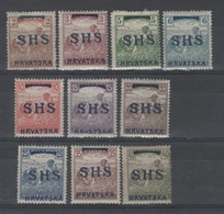 Yougoslavie _  (1919 ) Timbres- Taxe Surch. S HS - Prefilatelia