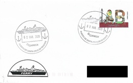 SPAIN. POSTMARK FERRY. PUERTO SANTA CRUZ DE TENERIFE. 2020 - Andere & Zonder Classificatie