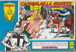 España. Revista De Comicos. Homenaje A Manuel Gago. El Guerrero Del Antifaz. Camino De La Muerte. N° 34. - Sonstige & Ohne Zuordnung