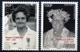 Polynésie Française 2020 - Journée Mondiale De La Femme - 2 Val Neufs // Mnh - Unused Stamps