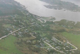 Postcard Kippford Village Aerial View By McQueen Of Kippford Post Office My Ref  B24186 - Kirkcudbrightshire