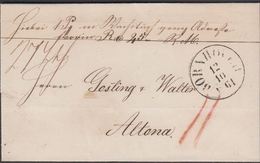 1861. BORNHOVED 12 10 1861 To Altona. Parcel? () - JF321244 - Schleswig-Holstein