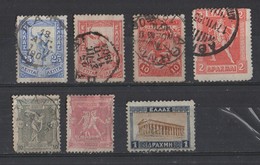 Grèce  1901 - 1927 MI / 131 - 129 - 159 - 311 - 169 - Gebruikt