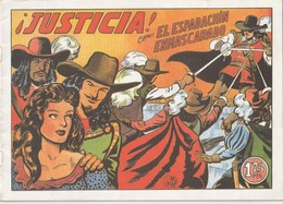 España. Revista De Comicos. El Espadachín Enmascarado. ¡Justicia!  N° 4. - Altri & Non Classificati