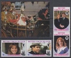 BRITISH VIRGIN ISLANDS 1986 ROYAL WEDDING ANDREW SARAH DUKE DUCHESS OF YORK - Royalties, Royals