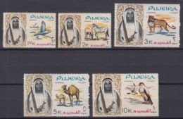 Fujeira 1964 Animals Key Stamps Mi#14-18 A Mint Never Hinged - Fujeira