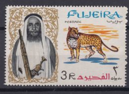 Fujeira 1964 Animals Leopard Mi#16 A Mint Never Hinged - Félins