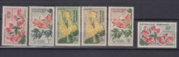 Gabon Flowers 1961 Mi#160-165 Mint Hinged - Gabon