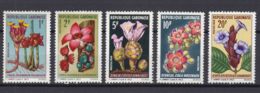 Gabon Flowers 1969 Mi#341-345 Mint Never Hinged - Gabun (1960-...)