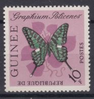 Guinea 1963 Butterflies Mi#191 Mint Never Hinged - Guinea (1958-...)