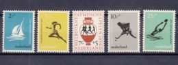 Netherlands 1956 Olympic Games Mi#678-682 Mint Hinged - Neufs
