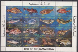 Libya 1983 Fish Mi#1138-1153 Mint Never Hinged - Libya