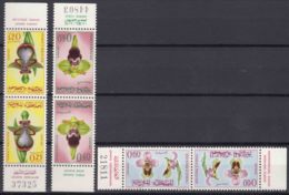 Morocco 1965 Flowers Mi#556-558 Tete Beche Pairs, Mint Never Hinged - Morocco (1956-...)