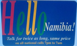 Hello Namibia N$10 Talk For Twice As Long  "( Blue Rev ) - Namibia