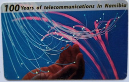 Namibia  N$10 " Ringing Through The Ages - Fiber Optics " - Namibie