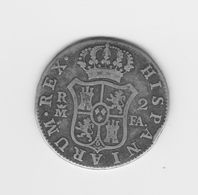 Belle 2 Réales  1806 FA Madrid TTB - Sammlungen