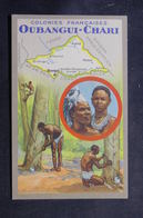 OUBANGUI CHARI - Carte De L'Oubangui, édition Publicitaire Des Produits Chimiques Lion Noir De Paris - L 55926 - Central African Republic
