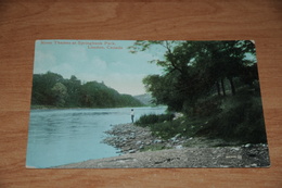 2921-          CANADA, ONTARIO, LONDON, RIVER THAMES AT SPRINGBANK PARK - 1911 - Londen