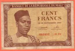 MALI - 100 Francs Du  22 09 1960 - Pick 2 - Mali