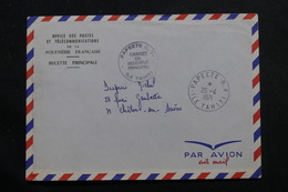 POLYNÉSIE - Enveloppe Des PTT De Papeete Pour La France En 1971 - L 55951 - Storia Postale
