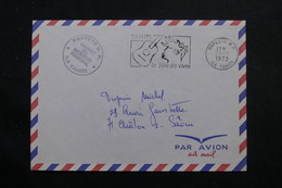 POLYNÉSIE - Enveloppe Des PTT De Papeete Pour La France En 1972 - L 55954 - Briefe U. Dokumente