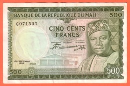 MALI - 500 Francs Du  22 09 1960 - Pick 8 - Mali