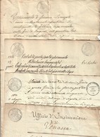 Delcampe - Lotto 4 Vecchi Documenti Su Carta Bollata Bu.304 - Décrets & Lois
