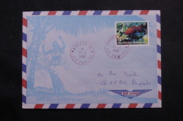 POLYNÉSIE - Enveloppe Illustrée De Papeete Pour Papeete En 1981, Affranchissement Plaisant - L 55956 - Cartas & Documentos