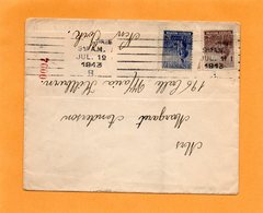 Argentina Old Cover Mailed To USA - Cartas & Documentos