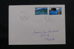 POLYNÉSIE - Enveloppe De Pirae En 1974 Pour Papeete, Affranchissement Plaisant - L 55982 - Covers & Documents