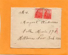 Argentina Old Cover Mailed To USA - Lettres & Documents