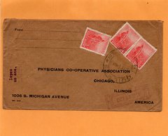 Argentina Old Cover Mailed To USA - Covers & Documents