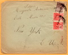 Argentina Old Cover Mailed To USA - Lettres & Documents