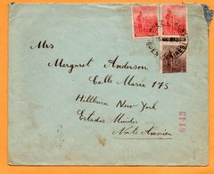 Argentina Old Cover Mailed To USA - Covers & Documents