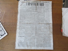 L'IMPARTIAL DU NORD JOURNAL DE L'ARRONDISSEMENT DE VALENCIENNES DU 23 MAI 1879 CHEMIN DE FER DE SAINT AMAND A LA FRONTIE - Picardie - Nord-Pas-de-Calais