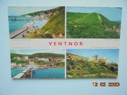 Ventnor Looking West, From The Pier, St. Boniface Down, The Cascade And Winter Gardens. Nigh KIW240 / Jarrold - Ventnor