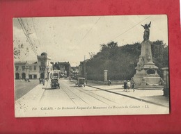 CPA - Calais - Le Boulevard Jacquard Et Monument Des Enfants Du Calaisis - Calais