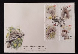 MAC1196-Macau FDC With 4 Stamps - Nature Protection - Macau - 1995 - FDC