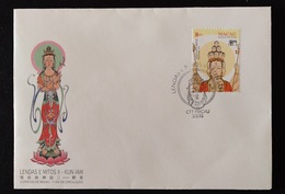 MAC1198-Macau FDC With 1 Stamp - Legends And Myths II - KUN IAM - Macau - 1995 - FDC