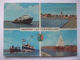 N46 Ansichtkaart Groeten Van Terschelling - 1971 - Terschelling