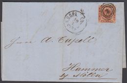 1863. 3 + KDOPA LÜBECK To Hammer Bei Mölln.  4 S KGL POST FRIM. Letter Included. () - JF321265 - Lettres & Documents