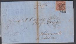 1860. ? + RATZEBURG 7 1 To Hammer Bei Mölln.  4 S KGL POST FRIM. Post Notice On The F... () - JF321288 - Cartas & Documentos
