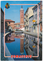 COMACCHIO - FERRARA - VIA E. FOGLI E TORRE DELL'OROLOGIO - VIAGG. -37166- - Ferrara